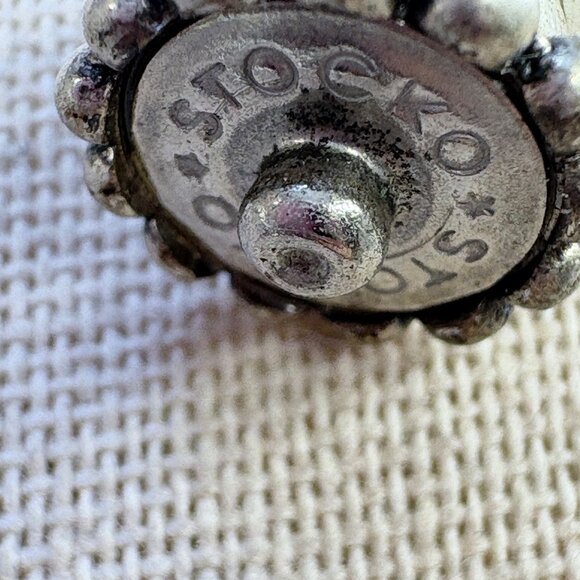 Joseph Esposito Sterling Silver 925 Black Onyx Amber Beaded Necklace 18.5" - Picture 8 of 15